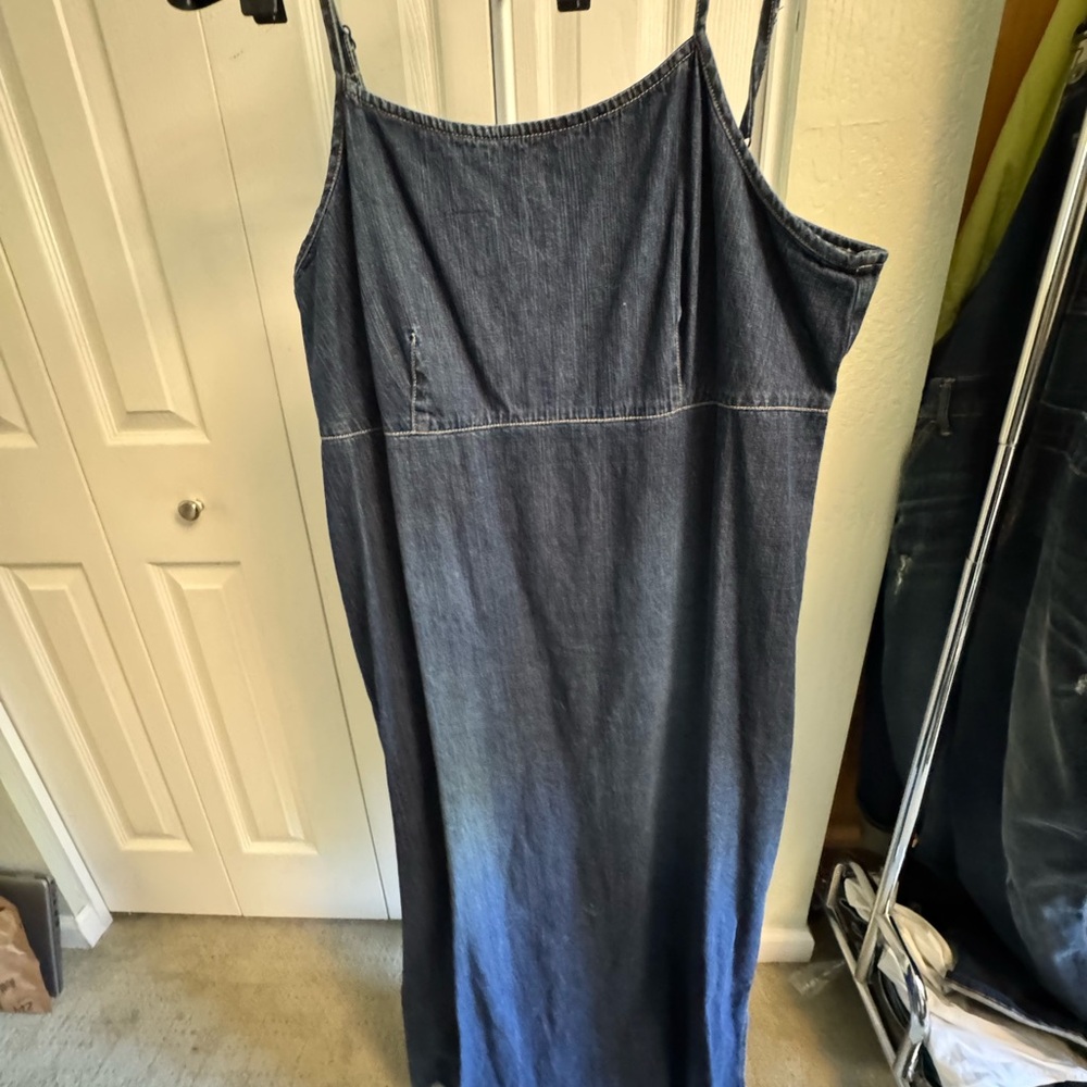 Venezia Denim Maxi Dress